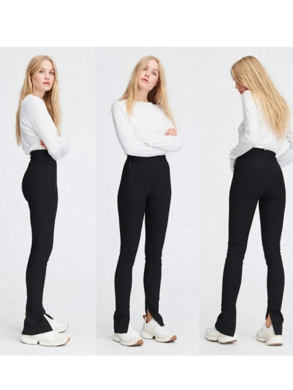 Rag & Bone Simone Sport Pant Trouser, Size 6, Black - Picture 5 of 11